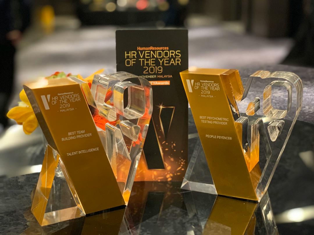 The best team building provider gold award, HR Vendors of The Year 2019